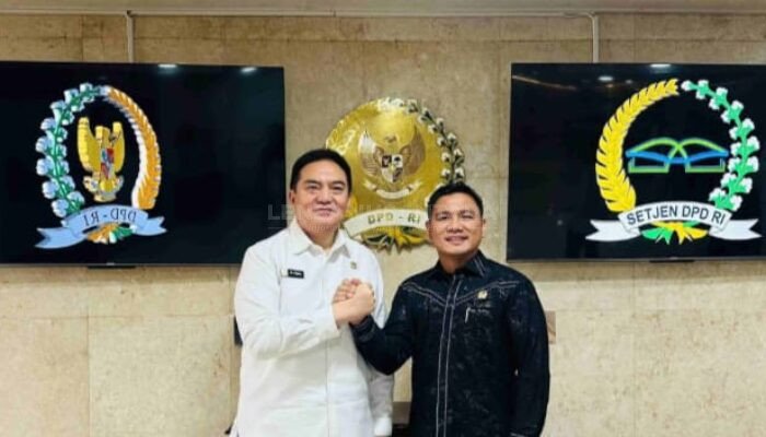 Waka I DPRD Kaur Temui Sekjend DPD RI, Berikut Harapannya