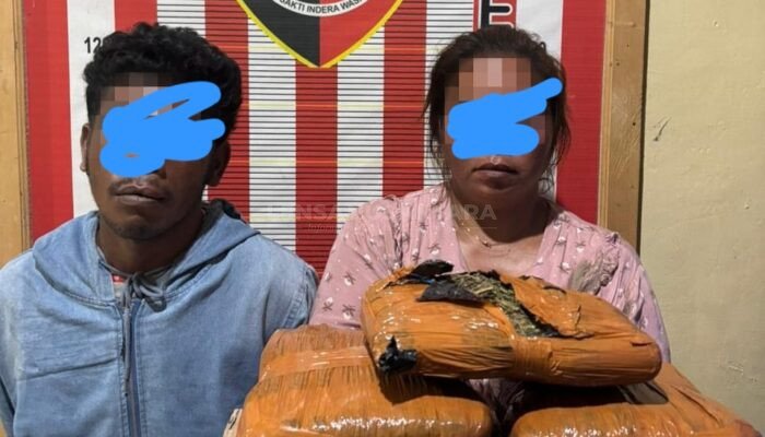 Polsek Barus Gagalkan Peredaran 5 Kg Ganja Asal Madina, Dua Kurir Ditangkap