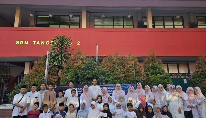 Pesantren Ramadan SDN Tangerang 2 Ditutup dengan Santunan Anak Yatim, Siswa Ikut Tahfidz hingga Fiqih