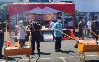 Kejari Jember Musnahkan Barang Bukti 116 Perkara, Kasus Narkotika Dominan
