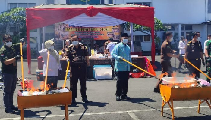 Kejari Jember Musnahkan Barang Bukti 116 Perkara, Kasus Narkotika Dominan