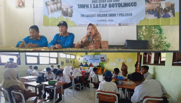 SMPN 1 Satu Atap Botolinggo Bondowoso Gelar Pelatihan Pembuatan Eco Enzim