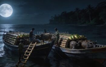 Marak Penyelundupan Hewan Produktif di Pesisir Nagekeo, Kerbau dan Kuda Betina Diselundupkan ke Sulawesi