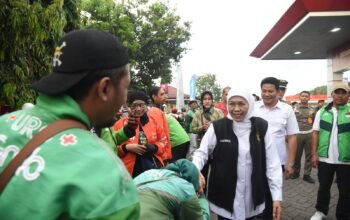 Dampingi Khofifah, Bupati Sidoarjo Pastikan Bantuan BBM Gratis Tepat Sasaran