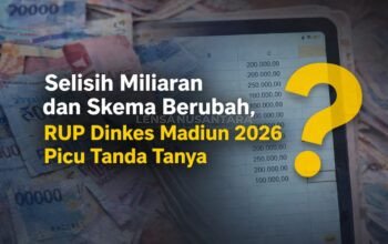 Selisih Miliaran dan Skema Berubah, RUP Dinkes Madiun 2026 Picu Tanda Tanya