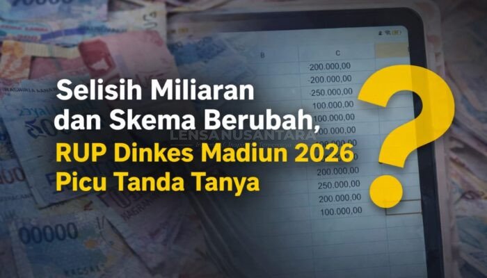 Selisih Miliaran dan Skema Berubah, RUP Dinkes Madiun 2026 Picu Tanda Tanya