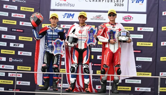 Aksi Kencang Pebalap Astra Honda Taklukkan Podium ARRC Sepang