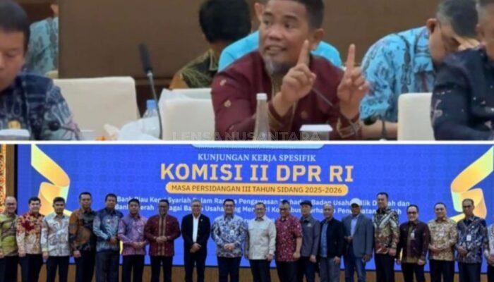Bupati Pelalawan H. Zukri Misran Hadiri Kunker Komisi II DPR RI