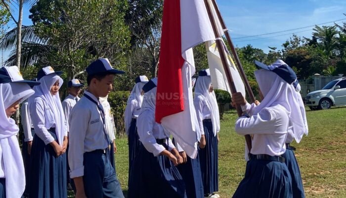 Pelantikan Ketua OSIS SMPN 36 PKLK Kabupaten Kaur Periode 2026/2027