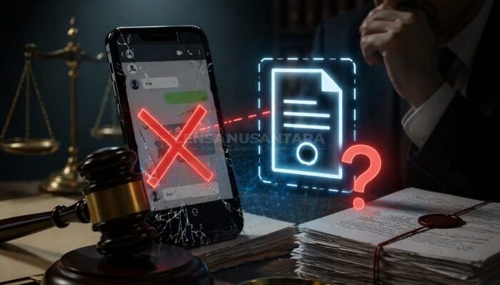 ValiDitas Pembuktian Screenshot Dalam Hukum Acara: Ketiadaan Dokumen Elektronik Asli Sebagai Cacat Formil