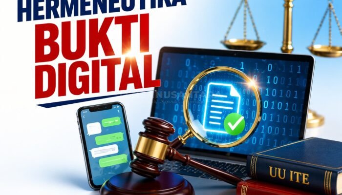 Hermeneutika Bukti Digital: Menafsirkan Data Elektronik dalam Kerangka Kebenaran YuridisSuatu Pengantar