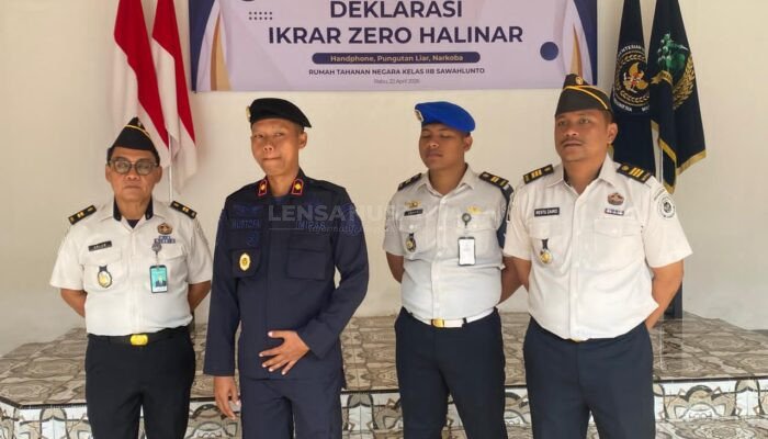 Rutan Sawahlunto Deklarasikan Zero Halinar, Tegaskan Komitmen Bebas HP, Pungli dan Narkoba