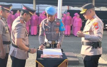 Sertijab AKP Nurhadi Kasat Intelkam Polres Rembang yang Baru, ini Pesan Kapolres.