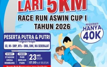 Event Lari Pelajar Pertama di Rembang, ASWIN Cup I, 5K Bangun Gaya Hidup Sehat