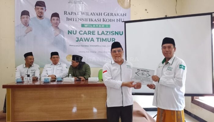 Rakor Koin NU Korwil 1 Jatim di Malang, LazisNU Kencong Jember Salurkan Donasi Bencana