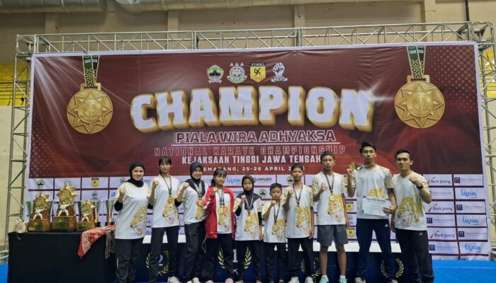 Kejuaraan Nasional Karate Piala Wita Adiyaksa, Kontingen Kejari Banjarnegara Sabet 10 Medali Emas dan 3 Perunggu