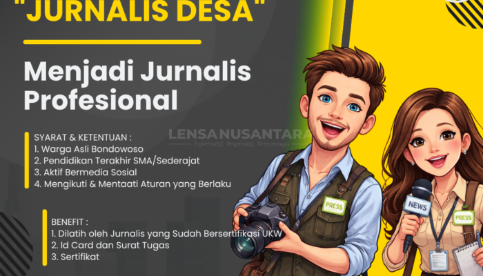 Jurnalisdesa.com Buka Pendaftaran Pelatihan Jurnalis Gratis untuk Warga Bondowoso