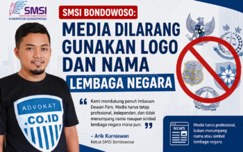 Dewan Pers Larang Media Gunakan Logo dan Nama Lembaga Negara, SMSI Bondowoso Ingatkan Profesionalisme Pers