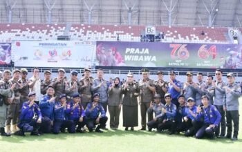 Bupati Musi Rawas Hadiri HUT Ke 107 Damkar dan HUT Ke 76 SATPOL-PP di Palembang