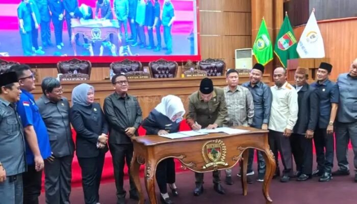 Rapat Paripurna DPRD Musi Rawas Setujui Empat Raperda Ditetapkan Oleh Bapemperda 2026