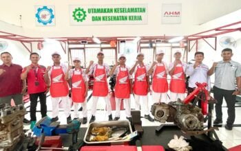 Jembatani Dunia Pendidikan dan Industri, Astra Motor Kalimantan Timur 2 Kawal Uji Kompetensi di SMKN 19 Samarinda