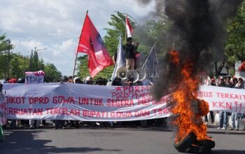 Ratusan Massa PORMULA Kepung DPRD Gowa, Desak Pembentukan Pansus Dugaan KKN dan Pelanggaran Moral Pejabat Daerah