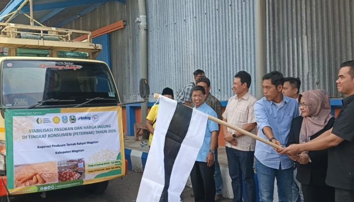 ‎Jaga Stabilitas  Harga Pakan, Bapanas bersama Perum Bulog Salurkan Jagung di Kabupaten Magetan‎