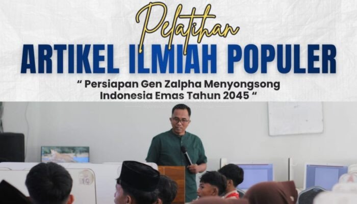 Keren..!! Siswa MTsN 2 Bondowoso Dilatih Tulis Artikel Populer Hingga Terbitkan Bunga Rampai