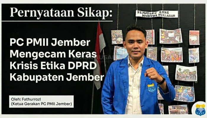 Pernyataan Sikap: PC PMII Jember Mengecam Keras Krisis Etika DPRD Kabupaten Jember