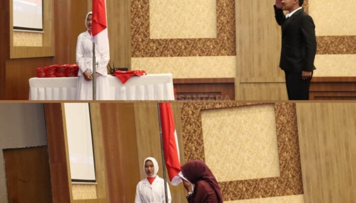 Bikin Merinding, Ratusan Lulusan SMKN 3 Bondowoso Hormat dan Cium Sang Saka Merah Putih di Gelaran Farewell Party