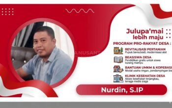 Julupa’mai Lebih Maju, Nurdin Dorong Program Pro-Rakyat untuk Kemajuan Desa