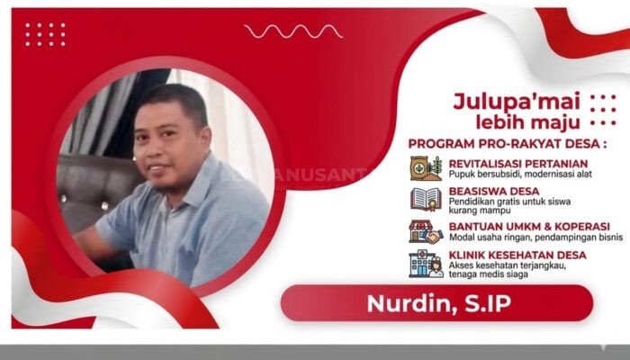 Julupa’mai Lebih Maju, Nurdin Dorong Program Pro-Rakyat untuk Kemajuan Desa