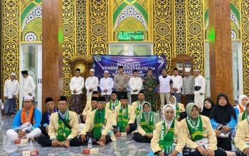 Pelepasan Jemaah Calon Haji Kecamatan Panggul Berlangsung Khidmat di Masjid Al Istiqomah Nglebeng