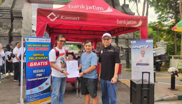 DPMPTSP Jombang Jemput Bola Bawa Layanan NIB Gratis Langsung Jadi di Car Free Day