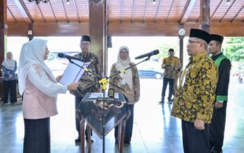 Resmi Dilantik Jadi Sekda Baru, Pesan Bupati Banjarnegara: Hindari Blok-blokan