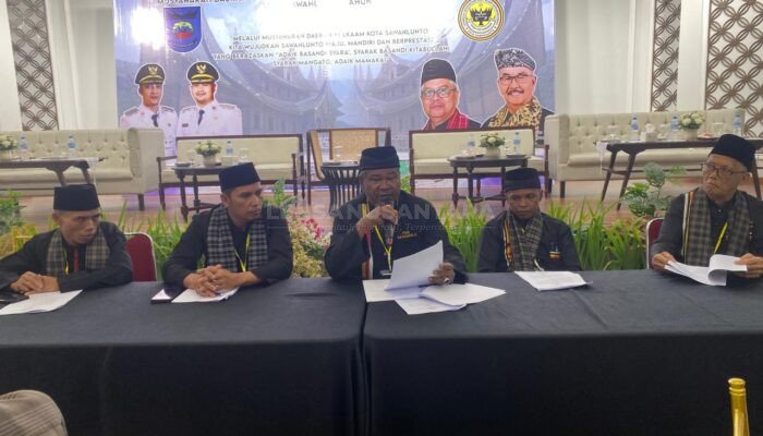 Dahler Dt. Panghulu Sati Kembali Nahkodai LKAAM Sawahlunto Periode 2026–2031