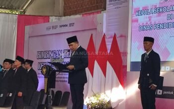 Ratusan Kepala Sekolah di Jember Dilantik, Gus Fawait: Evaluasi Kinerja Tiap Enam Bulan