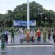 ‎Tari Massal 2.026 Guru dan Pelajar, Meriahkan Puncak Hardiknas di Alun-alun Magetan‎