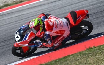 Ramadhipa Impresif, Melesat Raih Podium Perdana di Moto3 Junior Barcelona
