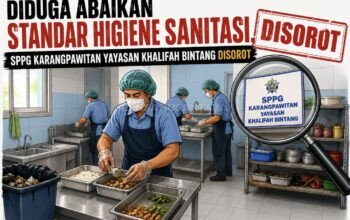 Diduga Abaikan Standar Higiene Sanitasi, SPPG Karangpawitan Yayasan Khalifah Bintang Disorot