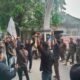 Aksi sorot Transfaransi Pembagunan Alun-alun Benda, Massa desak DISPORA buka Data publik