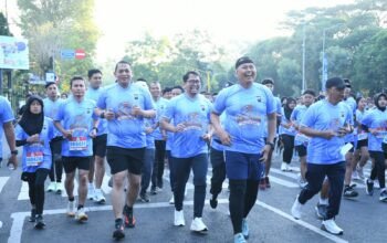 Bhayangkara Run 2026, Kapolres dan Dandim 0822 Lari bersama Masyarakat Bondowoso