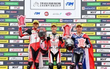CBR Series Melesat Kencang, AHRT Borong Tiga Podium ARRC Motegi