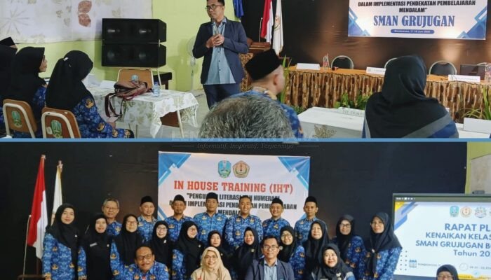 Refleksikan Rapor Pendidikan, SMAN Grujugan Bondowoso Gelar IHT Penguatan Literasi-Numerasi