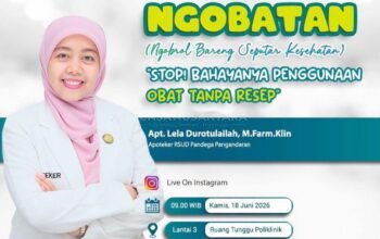 Stop Bahaya Penggunaan Obat Tanpa Resep Bersama Apt. Lela Durotulailah, Apoteker RSUD Pandega Pangandaran