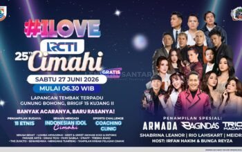 Rayakan HUT ke-25 Kota Cimahi, Konser I Love RCTI Cimahi Siap Guncang Panggung dengan Armada, Trio Macan hingga Shabrina Leanor!