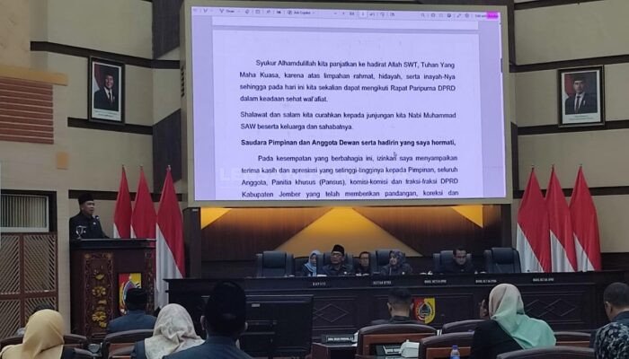 Paripurna DPRD Jember Tujuh Fraksi Setujui Lima Perda, Gus Fawait: Dorong Percepat Pembangunan