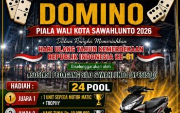Open Turnamen Domino Piala Wali Kota Sawahlunto 2026 Siap Digelar, APESISTO Targetkan 24 Pool