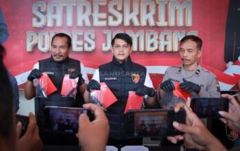 Polres Jombang Ungkap Komplotan Curanmor, Empat Tersangka Ditangkap