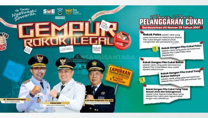 Probolinggo Bebas Rokok Ilegal: Jangan Beli, Jangan Jual, Jangan Edarkan!